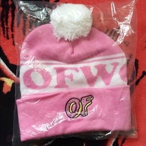 Pink Odd Future Beanie